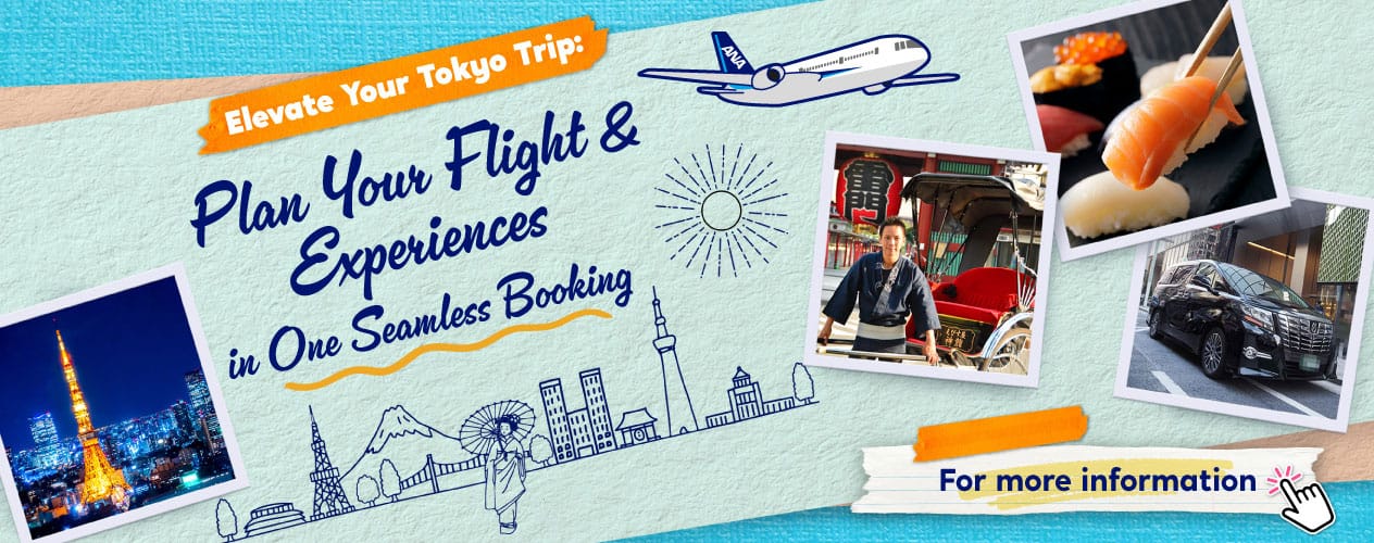 Elevate Your Tokyo Trip: Plan Your Flight & Experiences in One Seamless Booking For more information