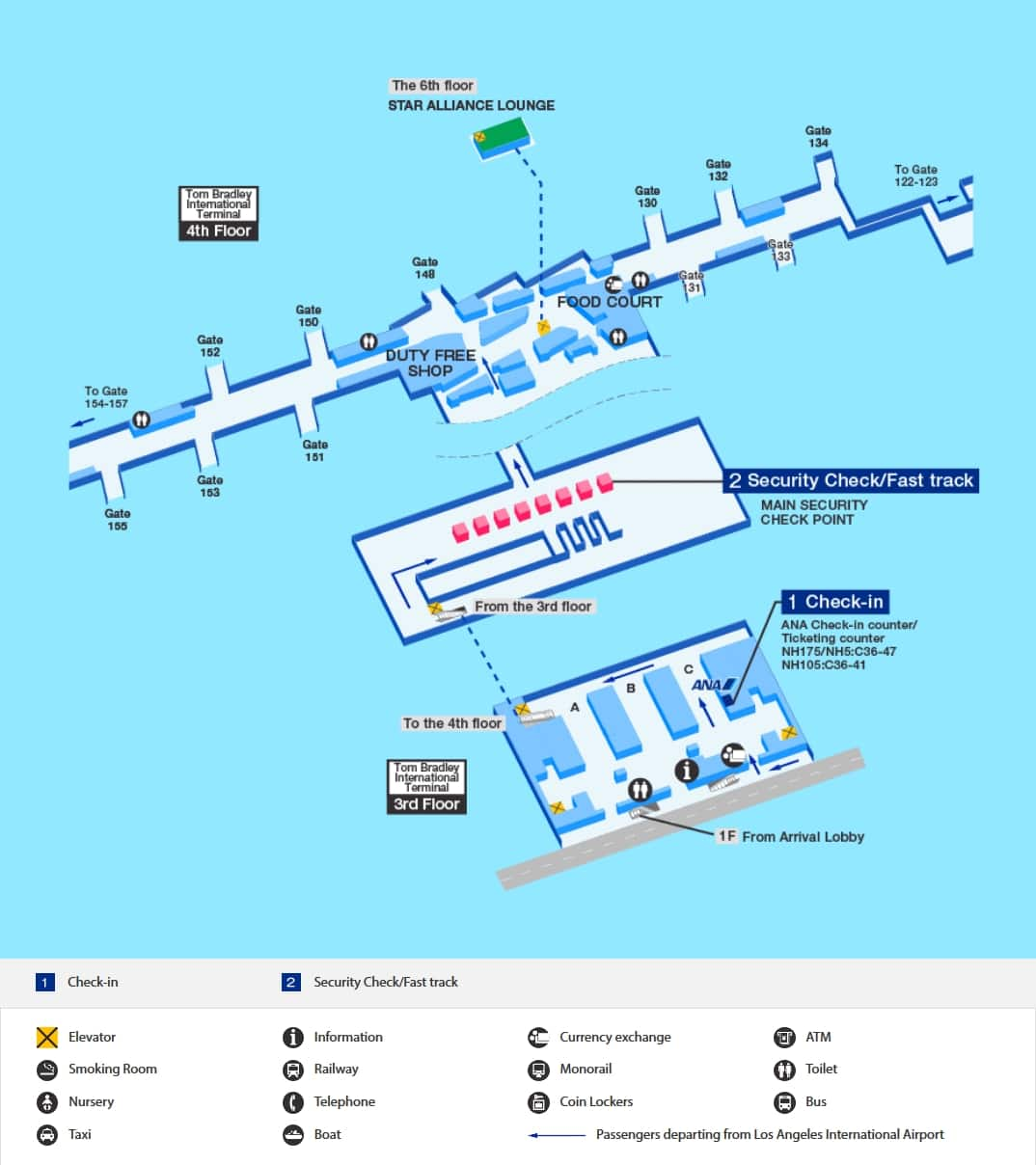 ロサンゼルスの空港 空港と都市に関する情報 空港 ご旅行の準備 Ana