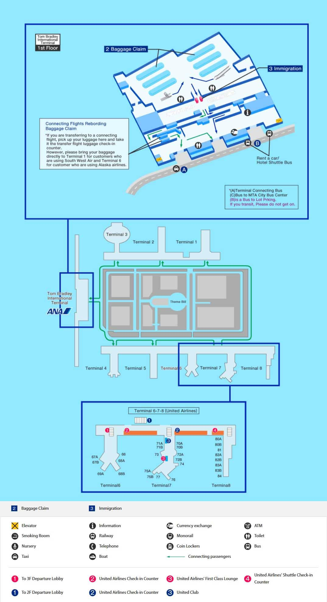 ロサンゼルス国際空港 空港と都市に関する情報 空港 ご旅行の準備 Ana