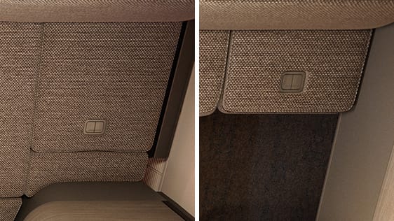 Photo of Staggered Seats of B787-9 (206-seat) Business Class seats