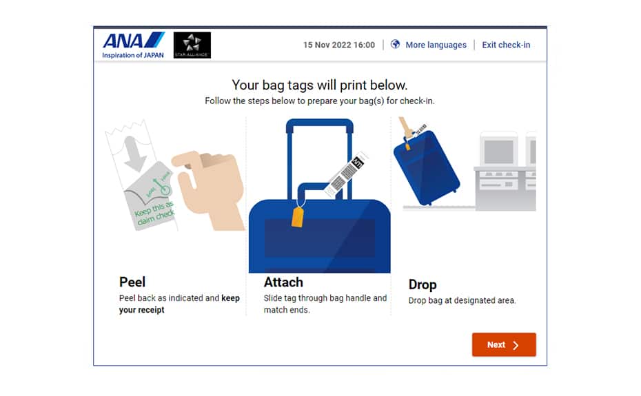 Ana airlines best sale checked baggage