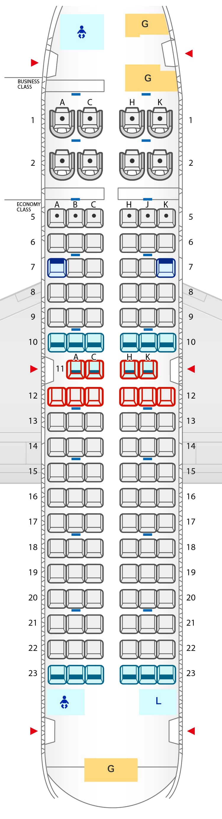 United Boeing 737 900 Seat Map