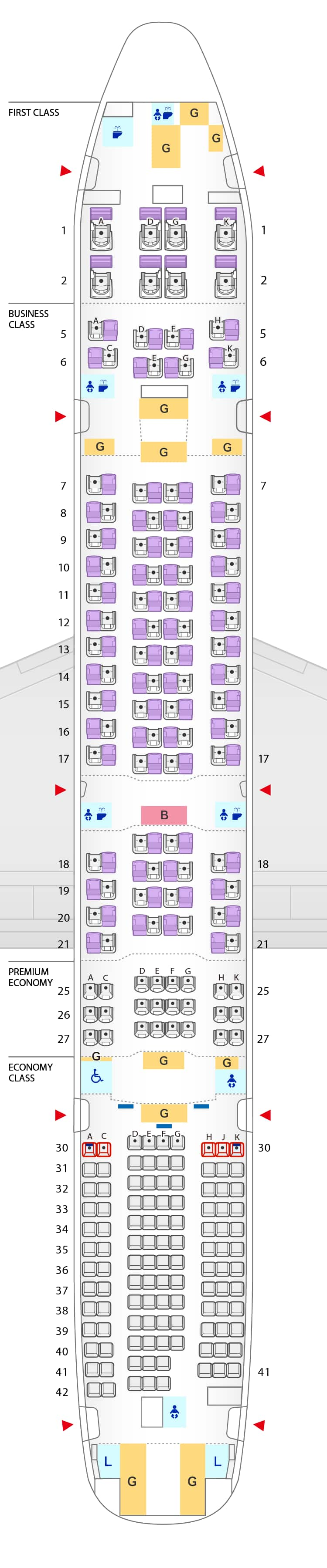 波音777 300er 座位圖 座位圖 機內 旅行準備 Ana