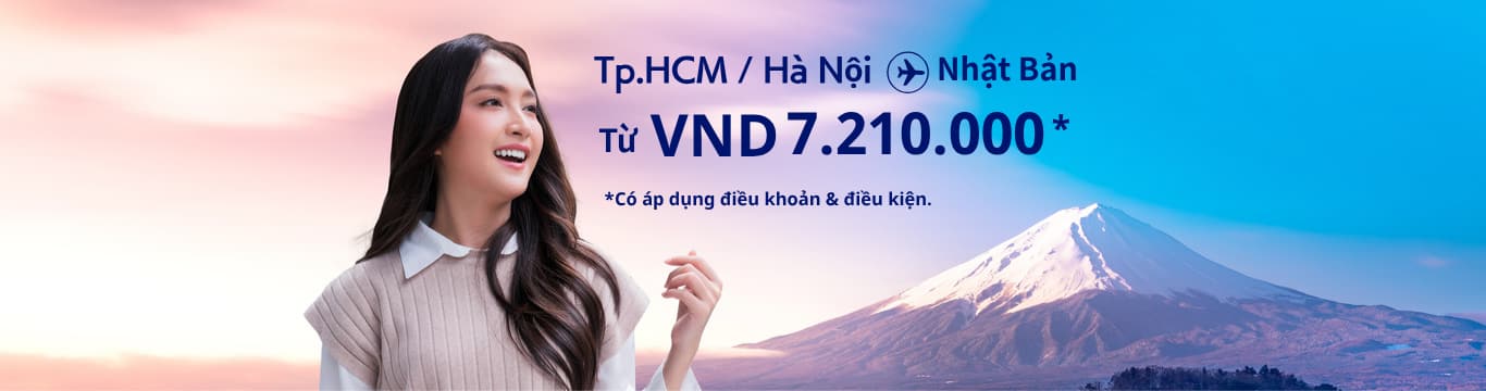 Hà Nội / Tp. HCM - NHẬT từ  7.210.000 VND Có áp dụng điều khoản & điều kiện 