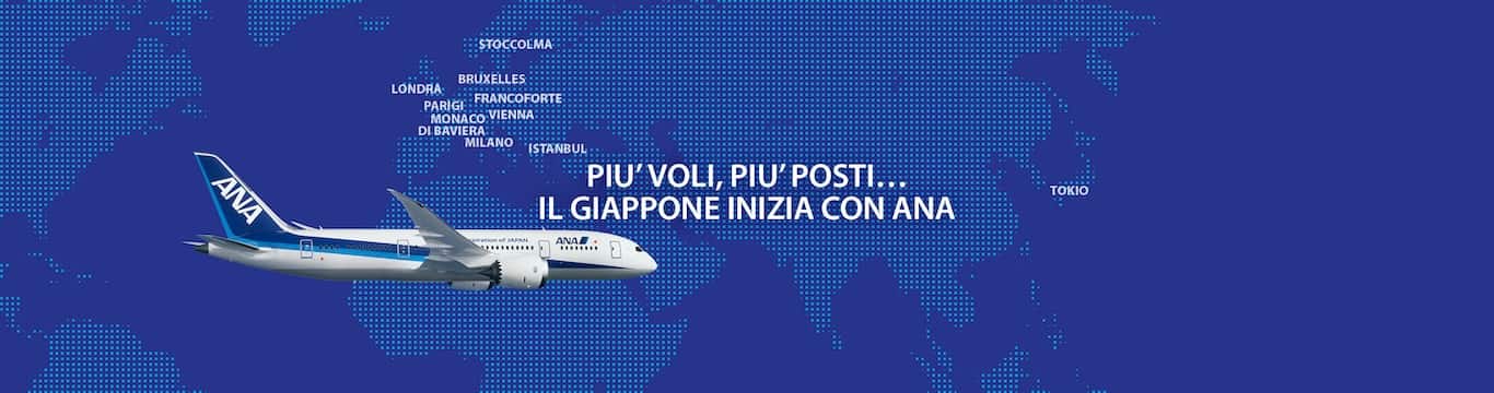 PIU' VOLI, PIU' POSTI...IL GIAPPONE INIZIA CON ANA