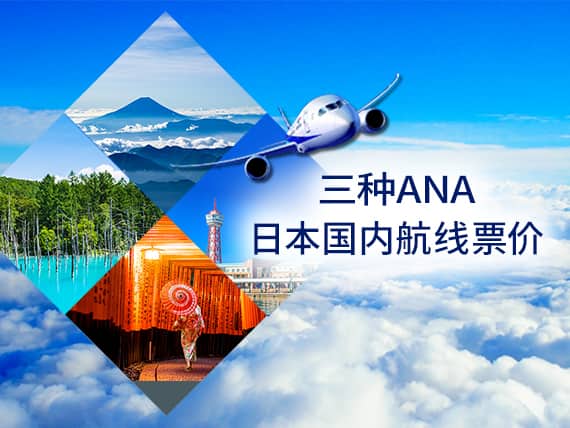三种ANA日本国内航线票价